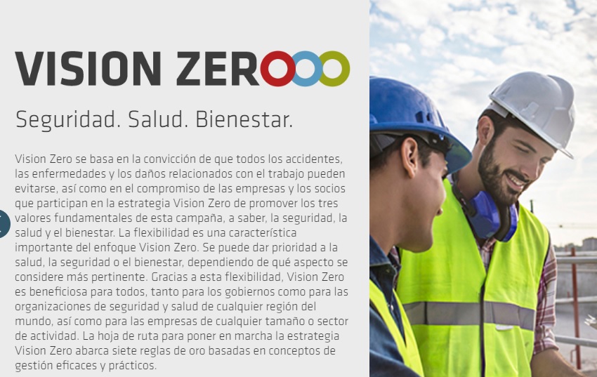 “Vision Zero” Kanpaina Globalak urtebete bete du EU-OSHAren laguntzarekin