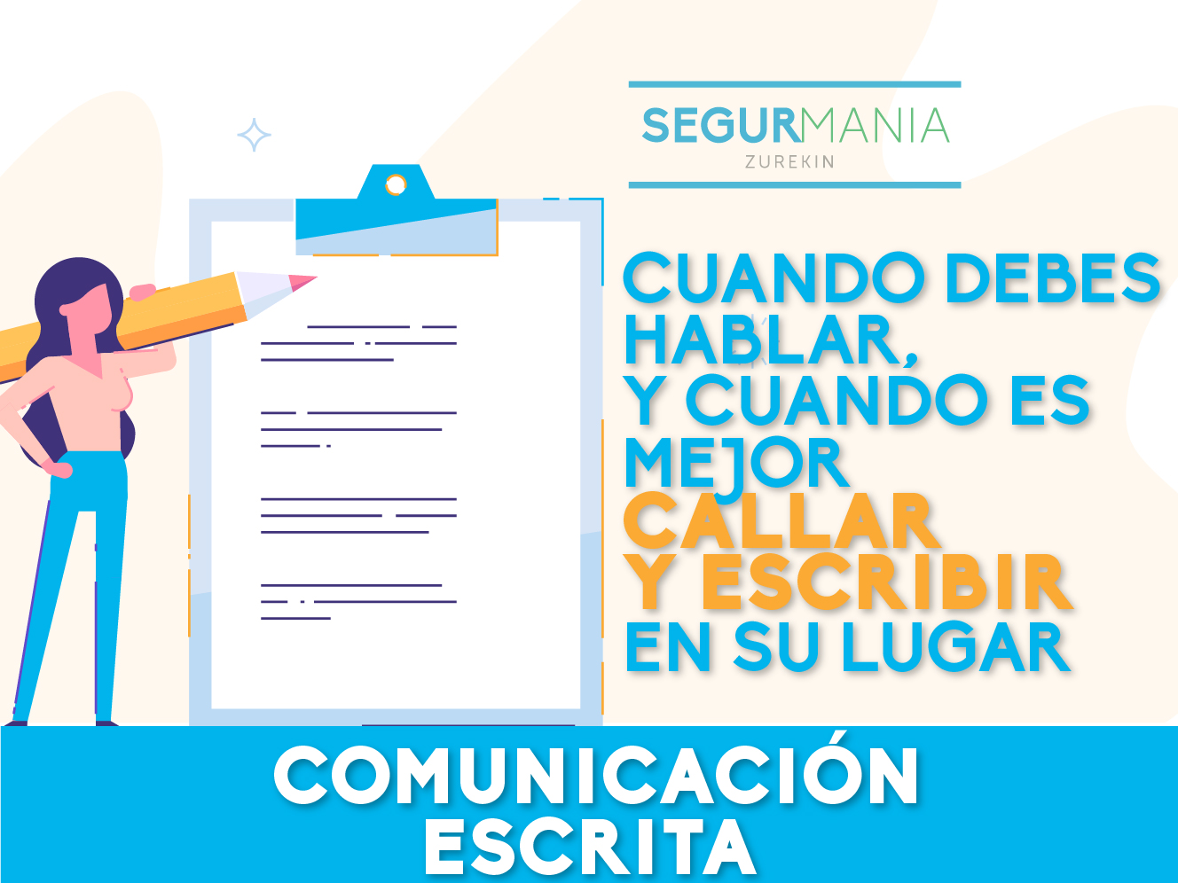 Cuando debes hablar, y cuando es mejor callar y escribir en su lugar
