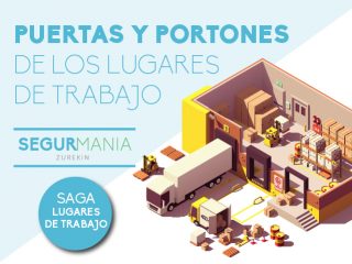 Puertas y portones de los lugares de trabajo