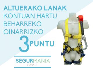 Altuerako lanak kontuan hartu beharreko oinarrizko hiru puntu