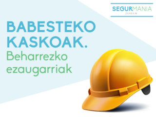 Babesteko kaskoak. Beharrezkoak dituzten ezaugarriak