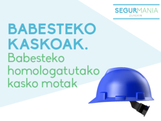 Babesteko kaskoak. Babesteko homologatutako kasko motak